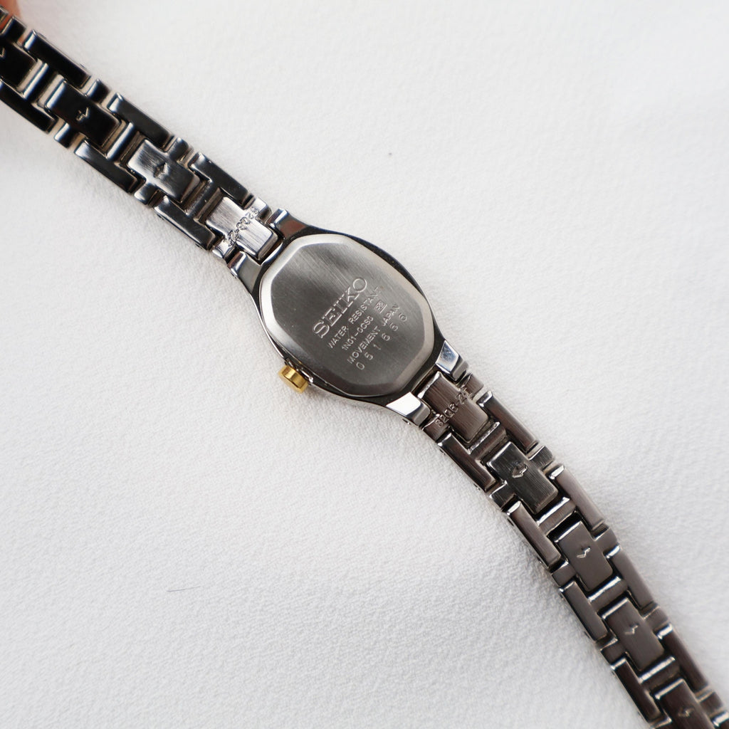 Vintage Two Tone Seiko with a Blue/ Black Face