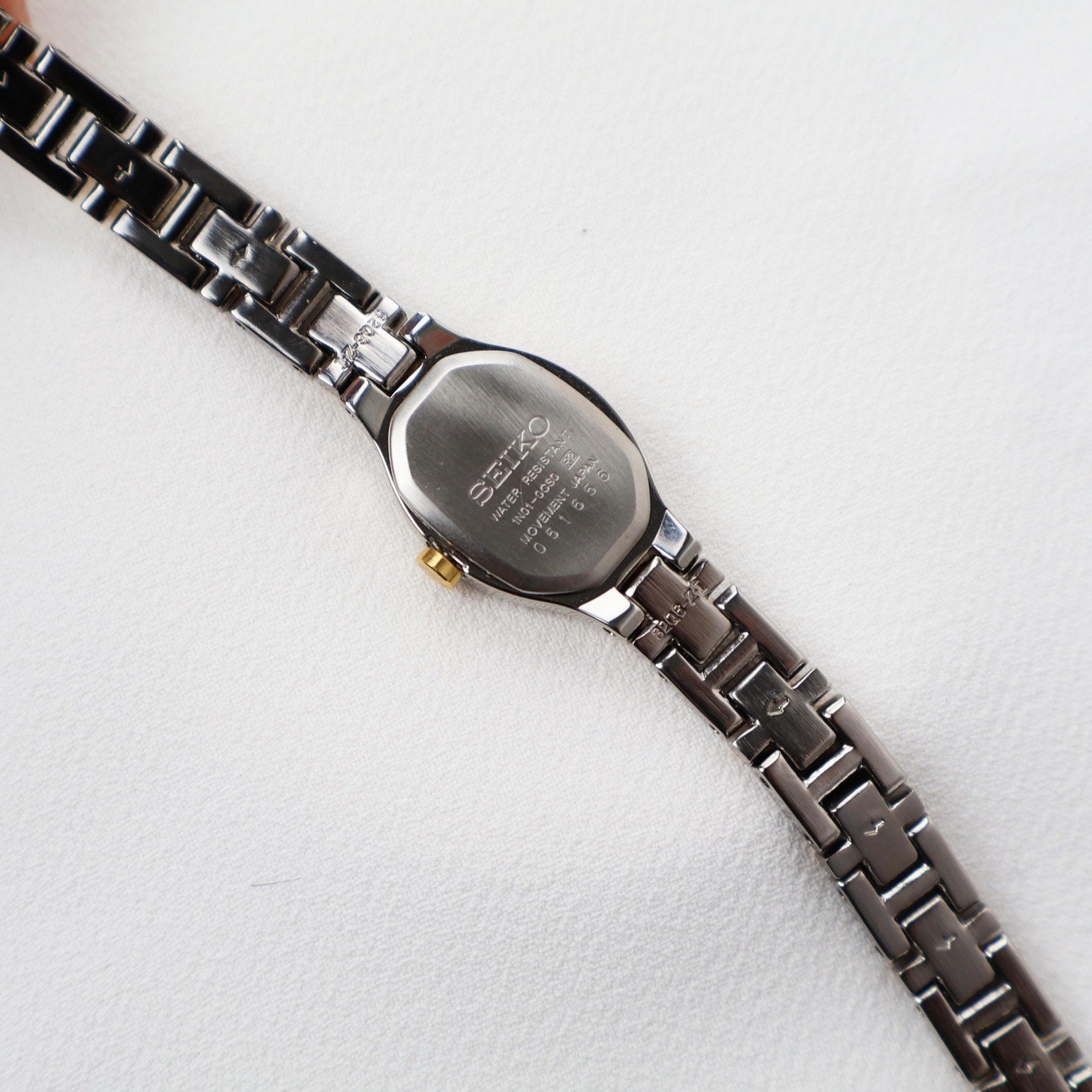Vintage Two Tone Seiko with a Blue/ Black Face