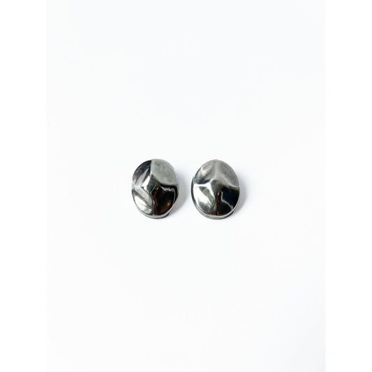 Vintage Sterling Silver Clip On Earrings