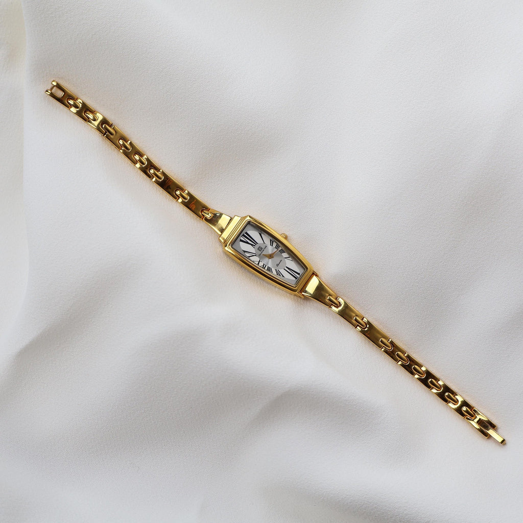Vintage 18k Gold Plated Christian Gold Watch