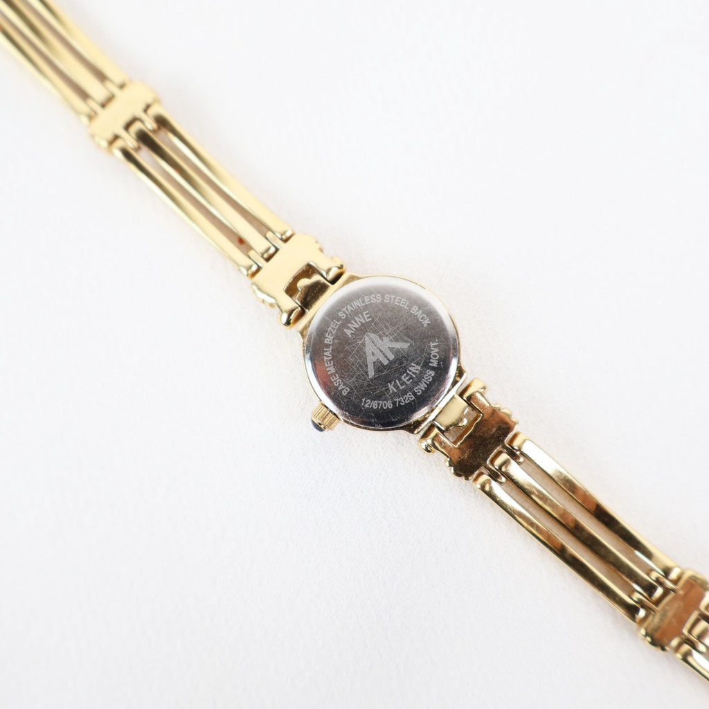 Vintage Gold Tone Anne Klein Watch with Mother of Pearl Face