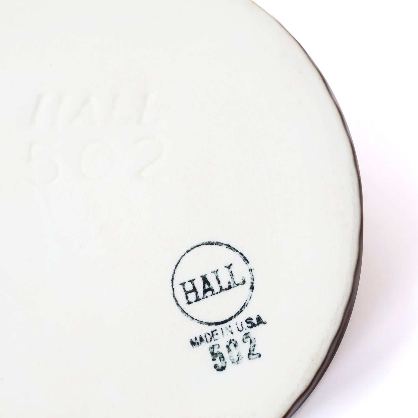 Vintage Pet Bowl | Burnt Orange Dog Dish | Hall 205 Dish | Cute Dish Bowl | Water Dish