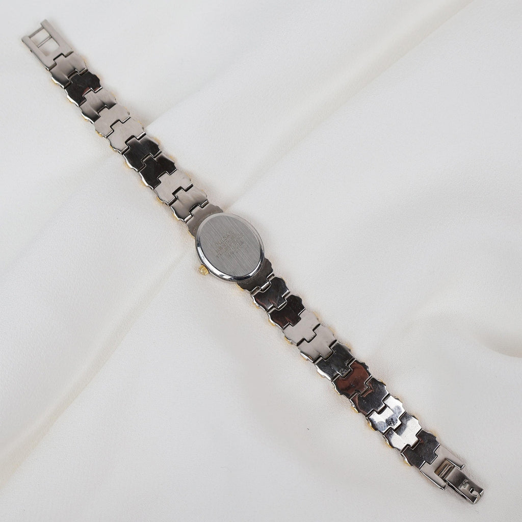 Stunning Two Tone Vintage Pulsar Watch with Oval Face