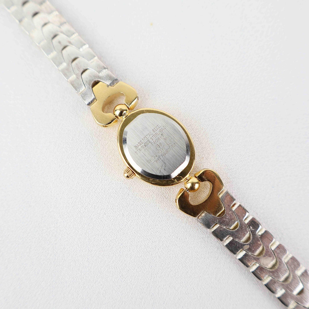 Vintage Anne Klein Oval Face Watch – Two Tone Bracelet (Working Battery)