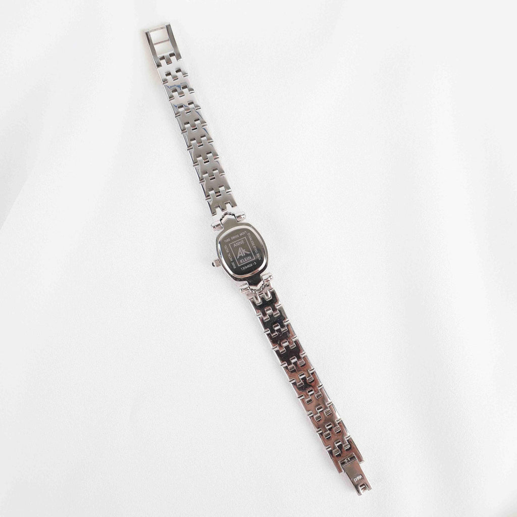 Vintage Anne Klein Watch with a Bedazzled Face - Silver Bracelet (Working Battery)