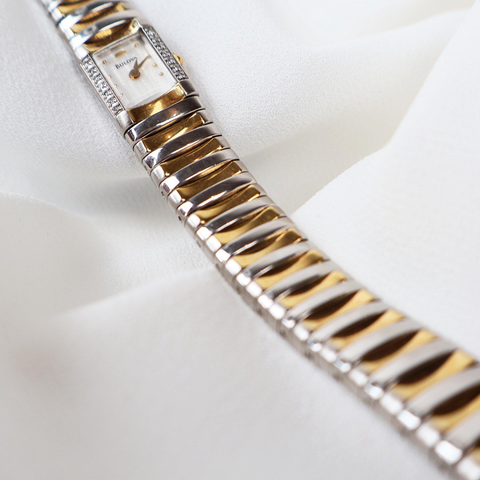 Vintage Two Tone Bulova Cocktail Watch