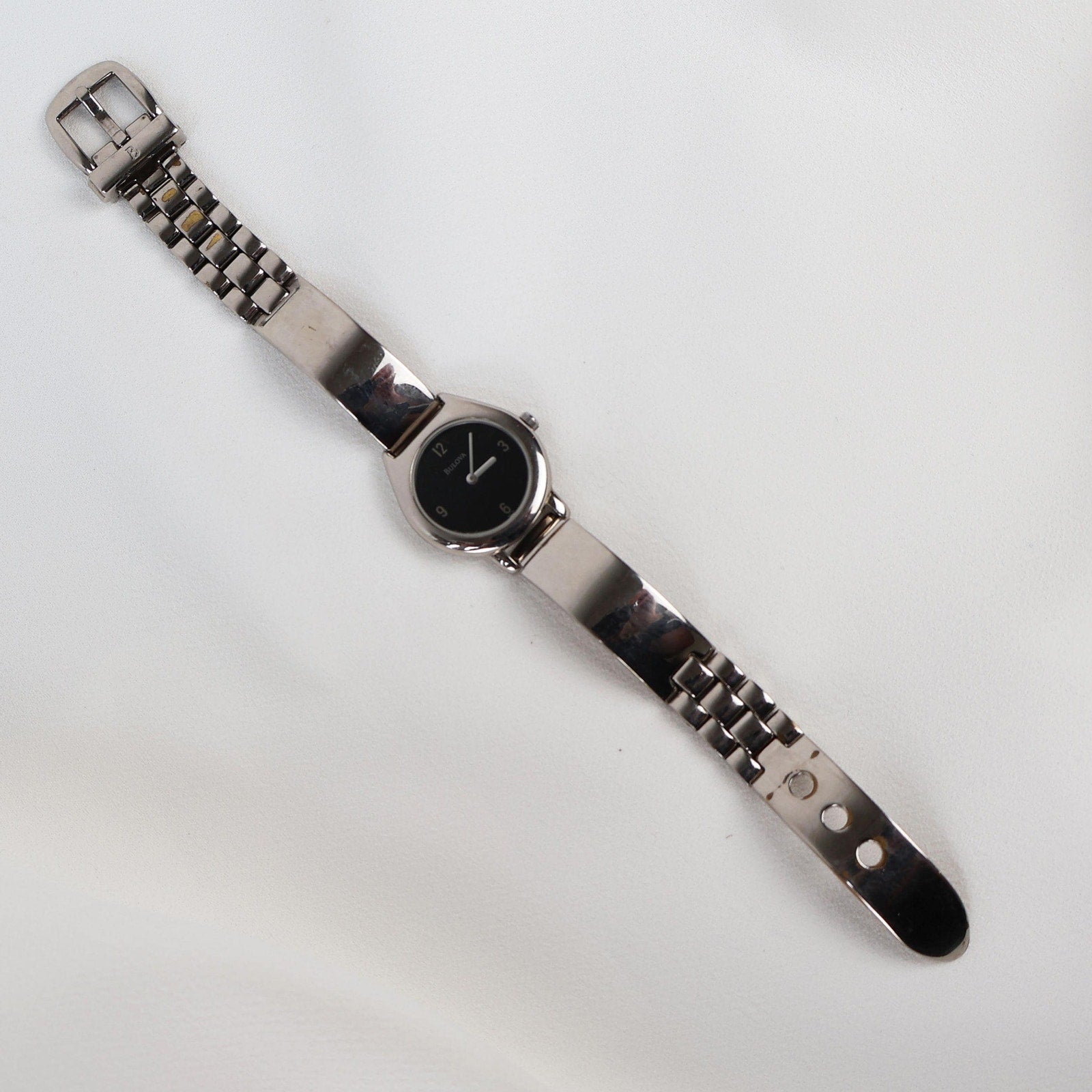 Vintage Silver Bulova Belt Watch