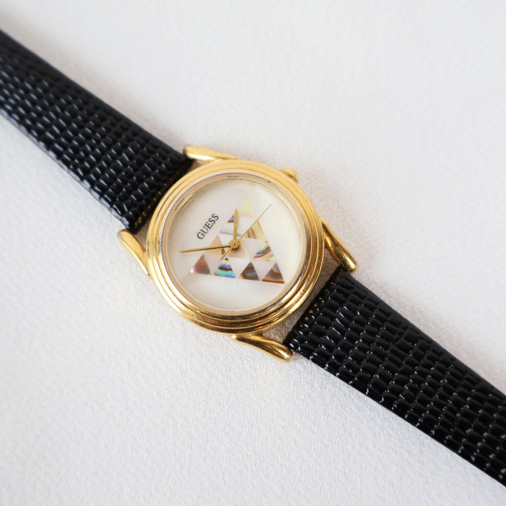 Vintage Leather Strap Guess Watch