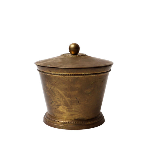 Vintage Brass Tobacco Humidor