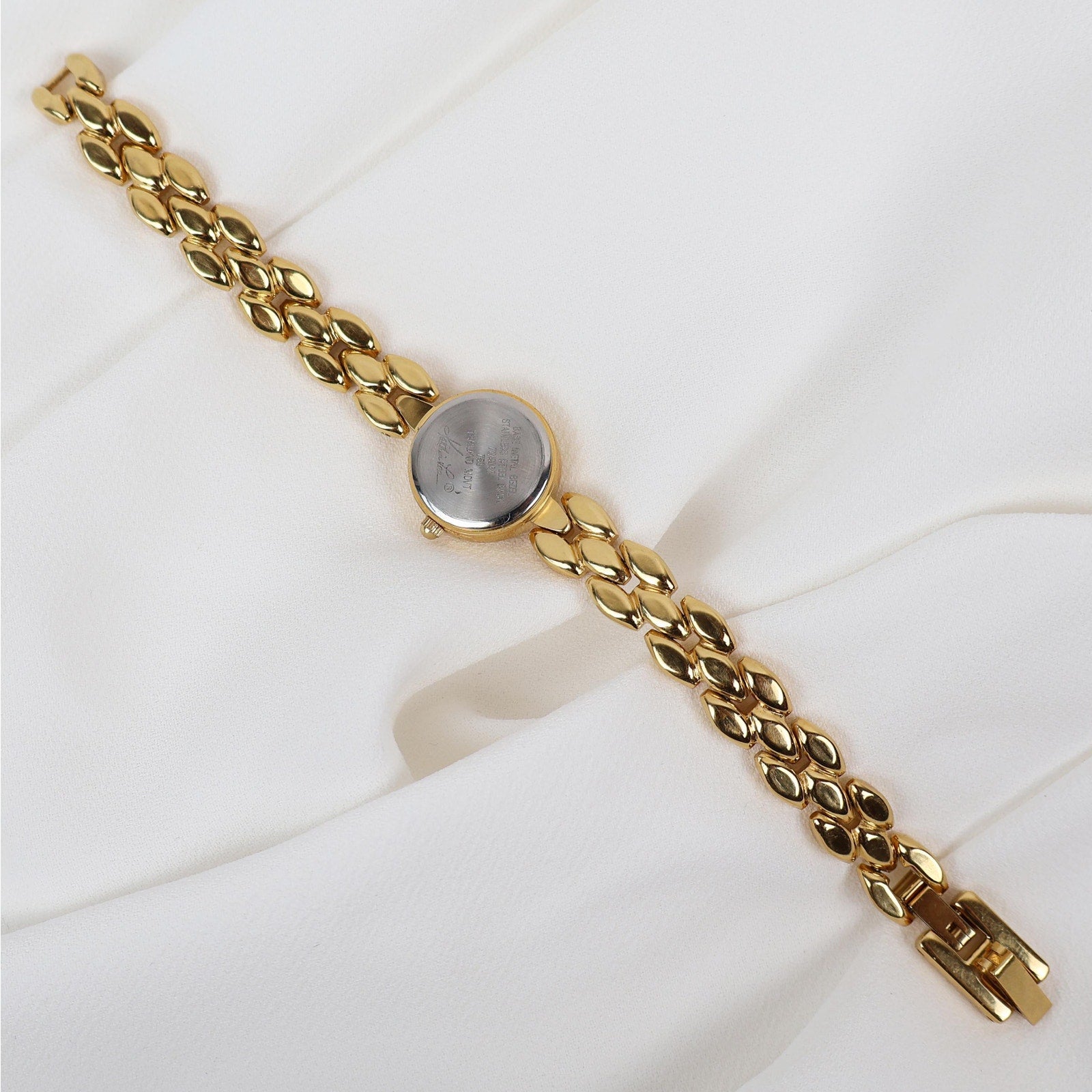 Vintage Gold Tone Kathie Lee Bracelet Watch