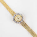Vintage Deauville Circle Face Watch – Gold Tone Bracelet (Working Battery)