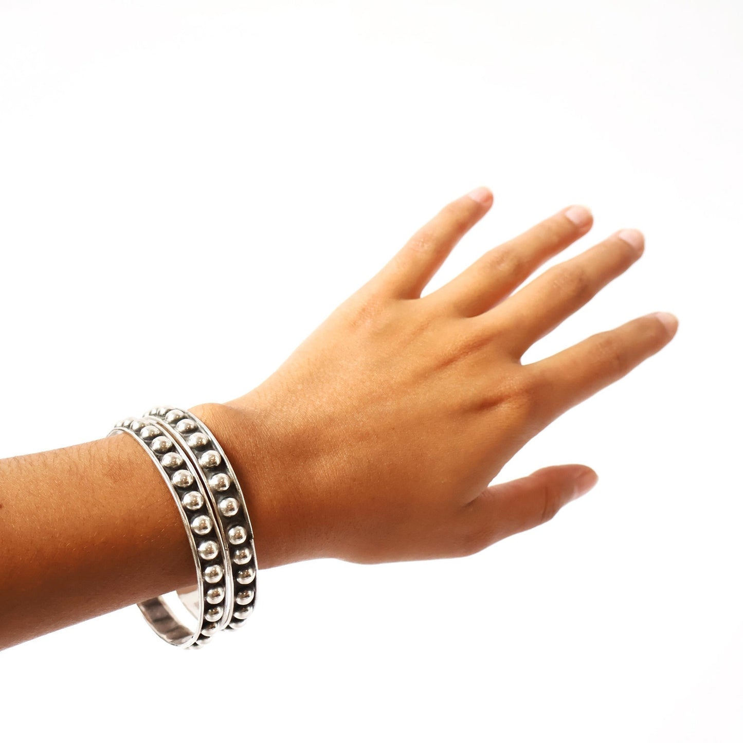 Vintage Sterling Bangle Set