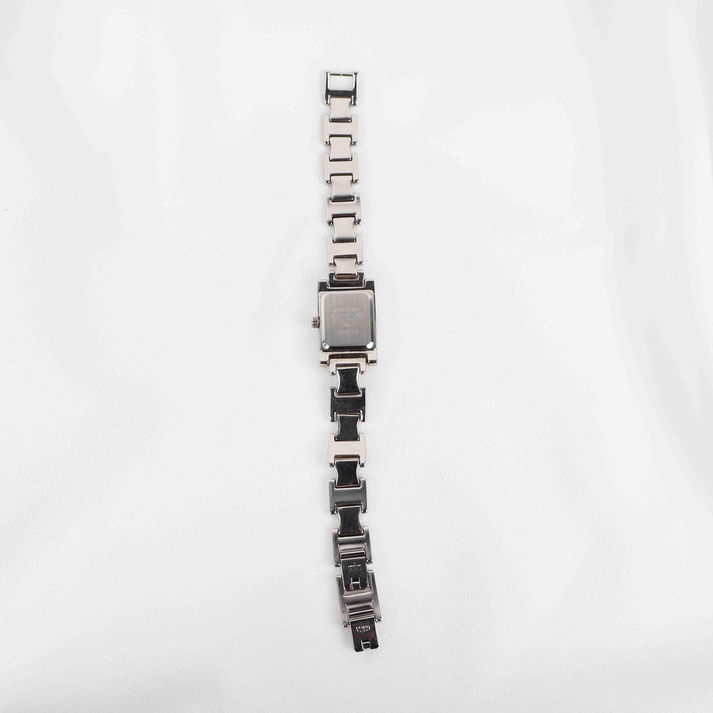 Vintage Nine West Square Face Watch – Silver Tone Bracelet (Working Battery)