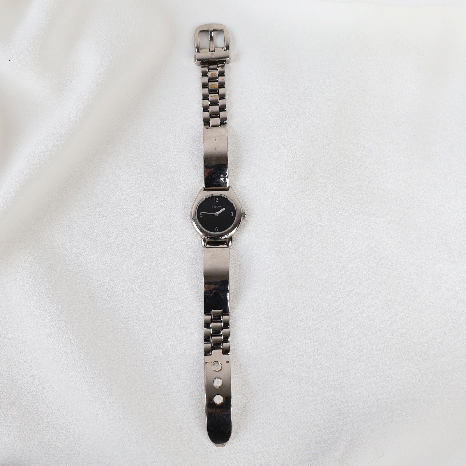 Vintage Silver Bulova Belt Watch