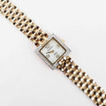Vintage Armitron Square Face Watch – Gold Tone Bracelet (Working Battery)