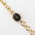 Vintage Armitron Oval Face Watch – Gold Tone Heart Bracelet (Working Battery)
