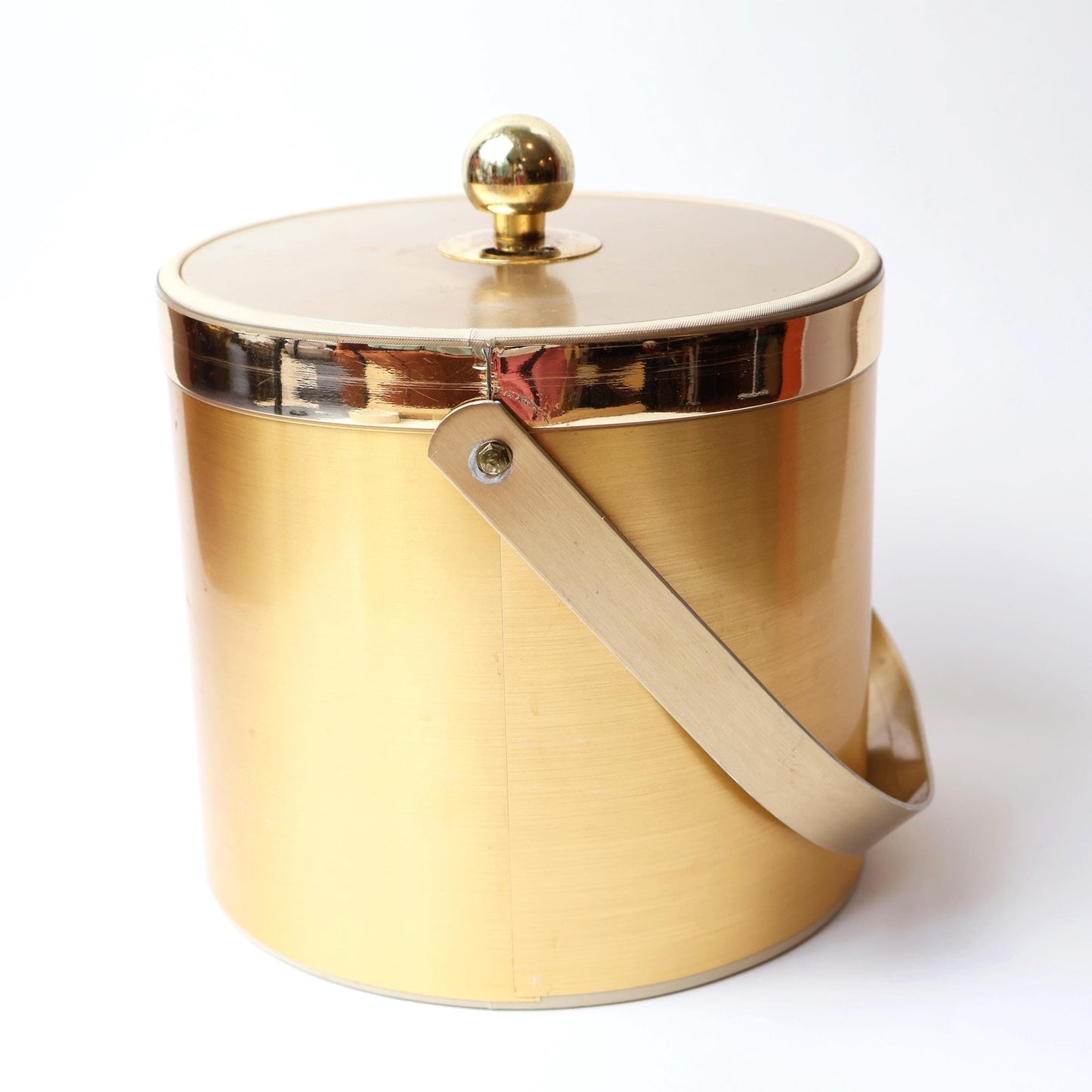 Vintage Gold Toned Ice Bucket