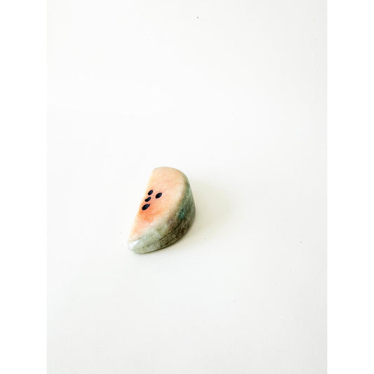 Vintage Watermelon Alabaster Decor Paperweight