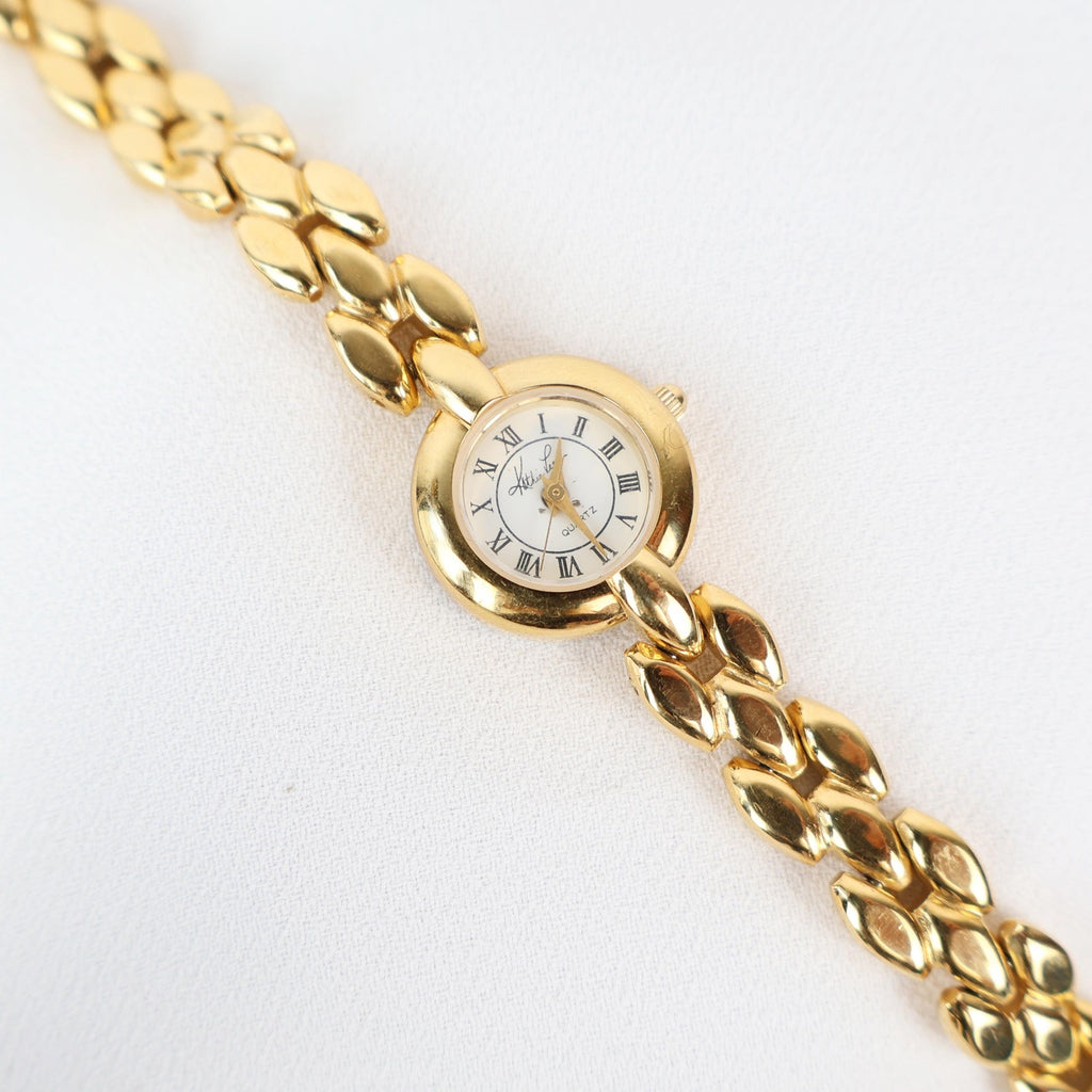 Vintage Gold Tone Kathie Lee Bracelet Watch