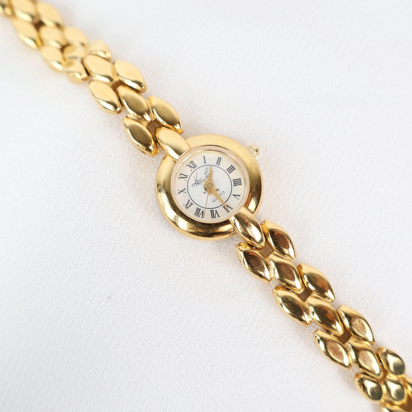 Vintage Gold Tone Kathie Lee Bracelet Watch