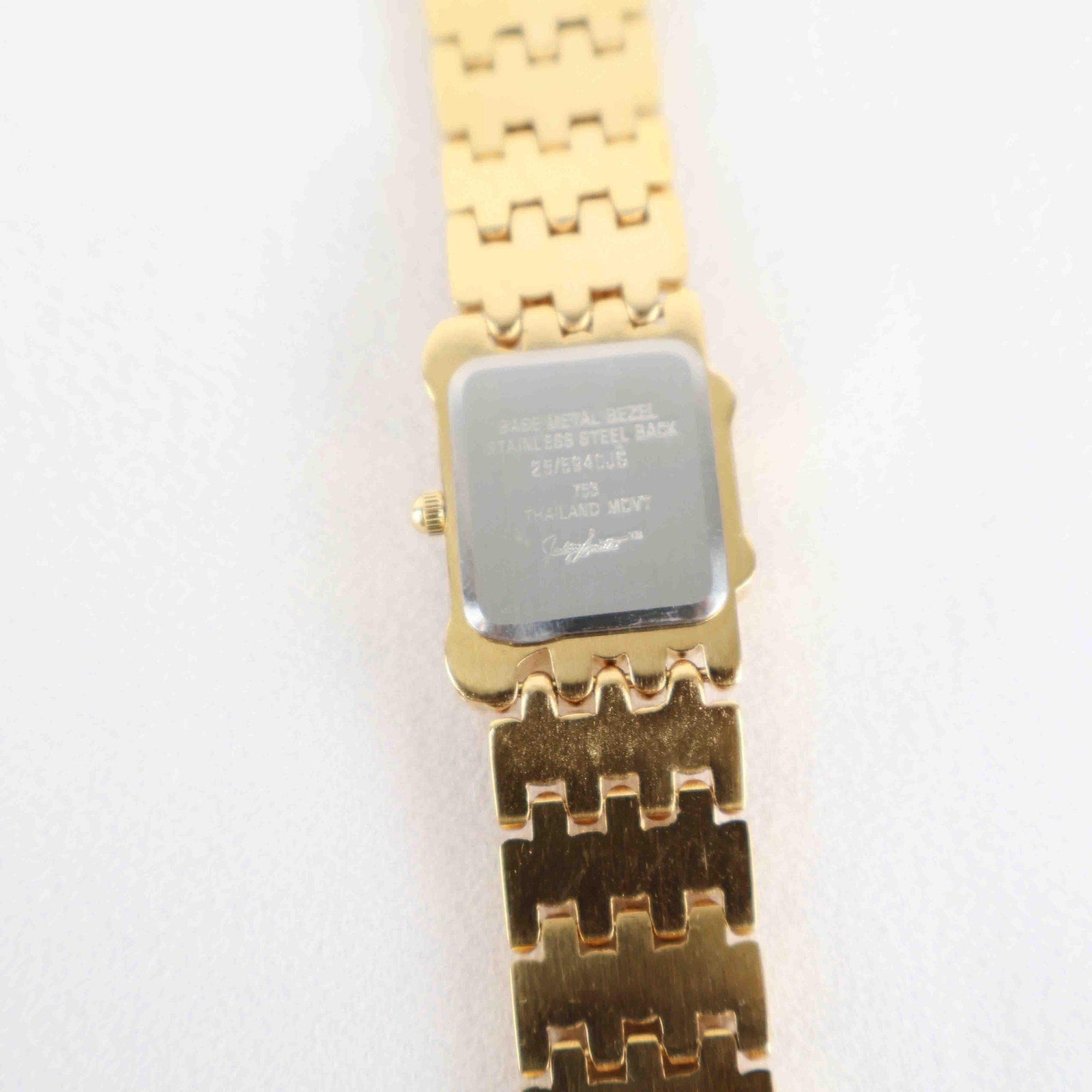 Vintage Jacklyn Smith Watch – Gold Tone Bracelet (Working Battery)