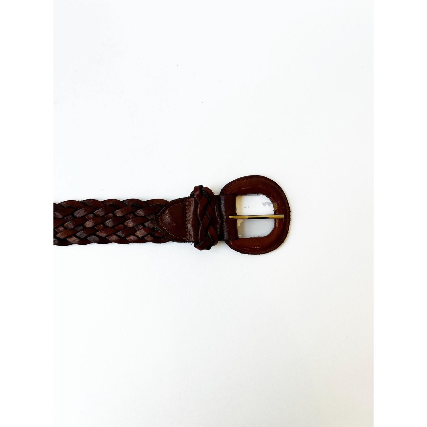 Vintage Brown Genuine Leather Belt