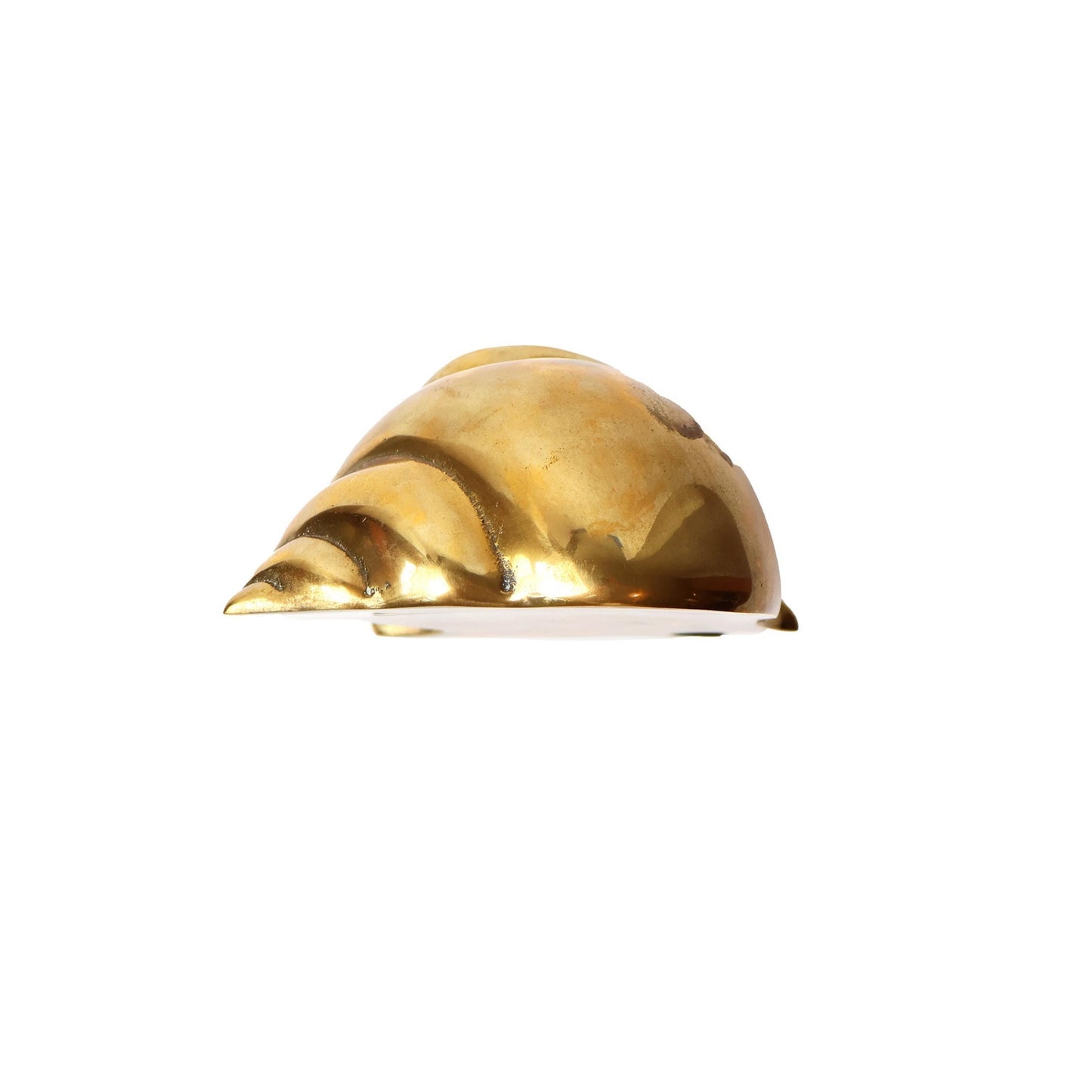 Vintage Brass Seashell Bookend / Paper Weight