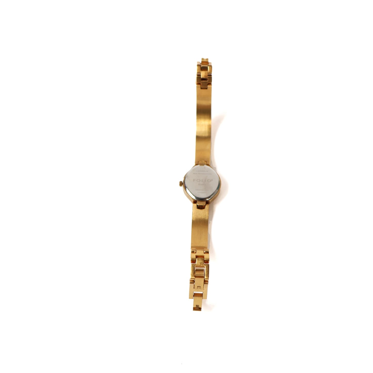 Vintage Gold Watch with Gold Round Face | FOLIO