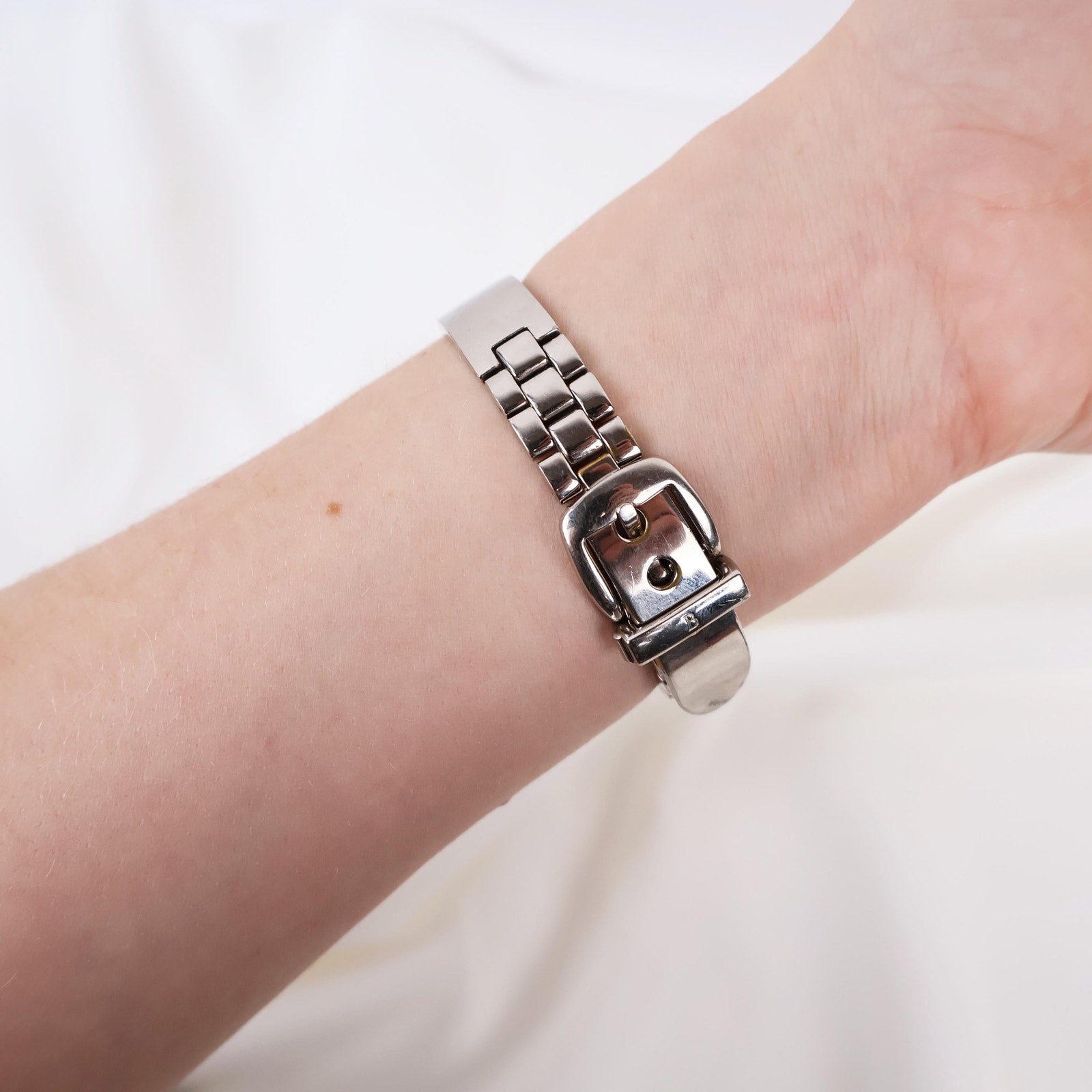 Vintage Silver Bulova Belt Watch