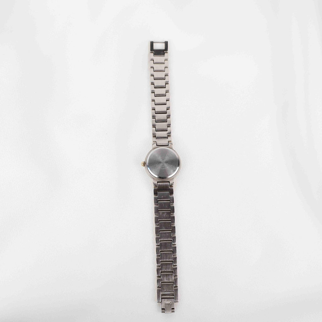 Vintage Anne Klein Circle Face Watch – Two Tone Bracelet (Working Battery)