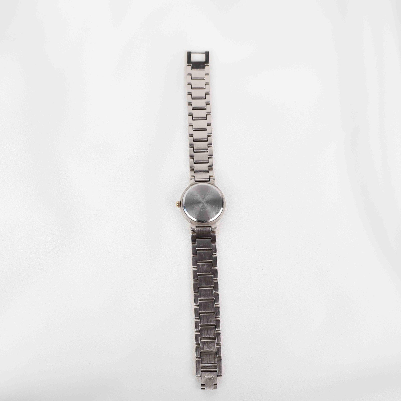 Vintage Anne Klein Circle Face Watch – Two Tone Bracelet (Working Battery)