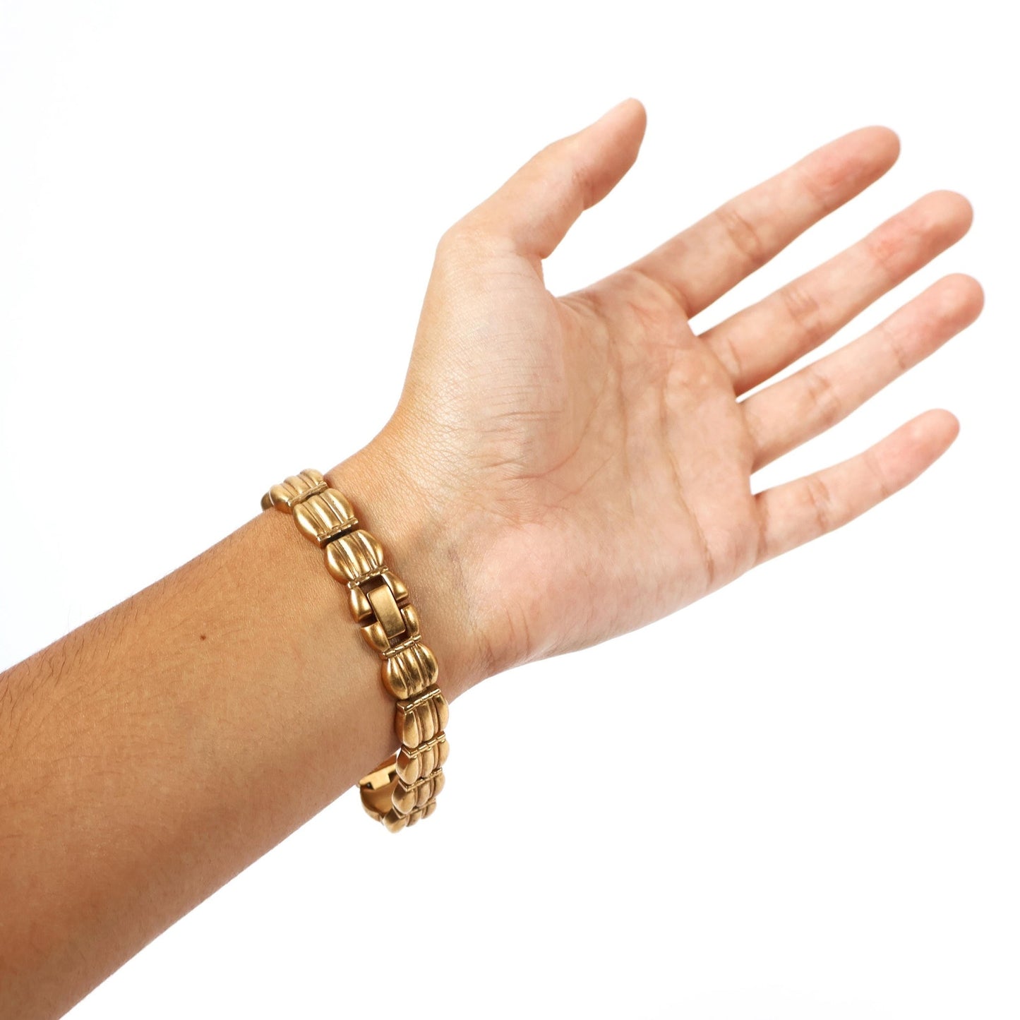 Vintage Gold Watch with Mother of Pearl Face | FOSSIL