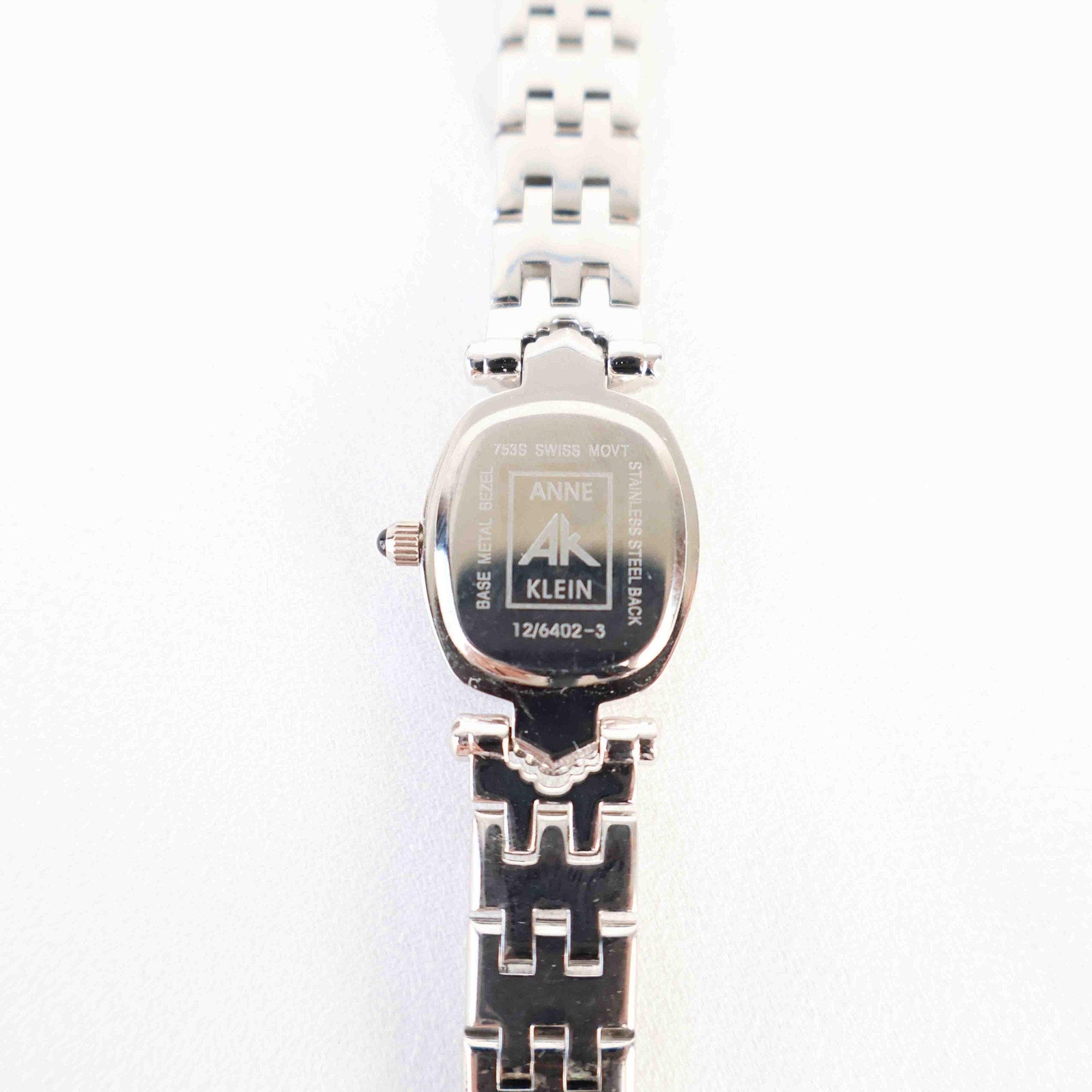 Vintage Anne Klein Watch with a Bedazzled Face - Silver Bracelet (Working Battery)