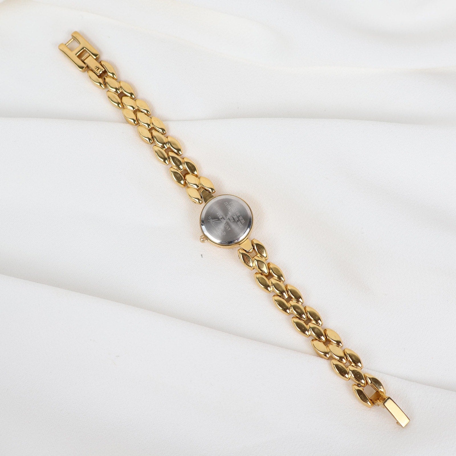 Vintage Gold Tone Kathie Lee Bracelet Watch