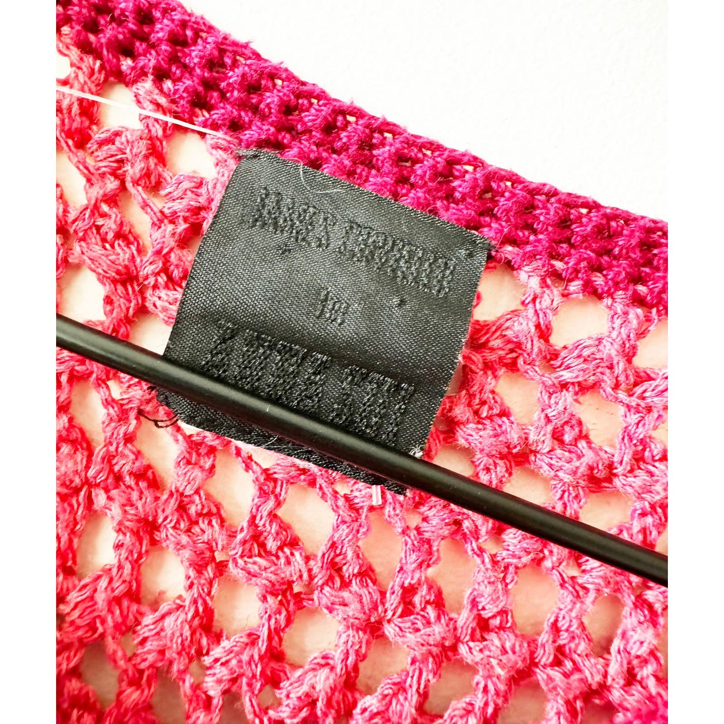 Y2k ANNA SUI Pink Knit Cardigan | James Coviello x Anna Sui | Size Small or Medium