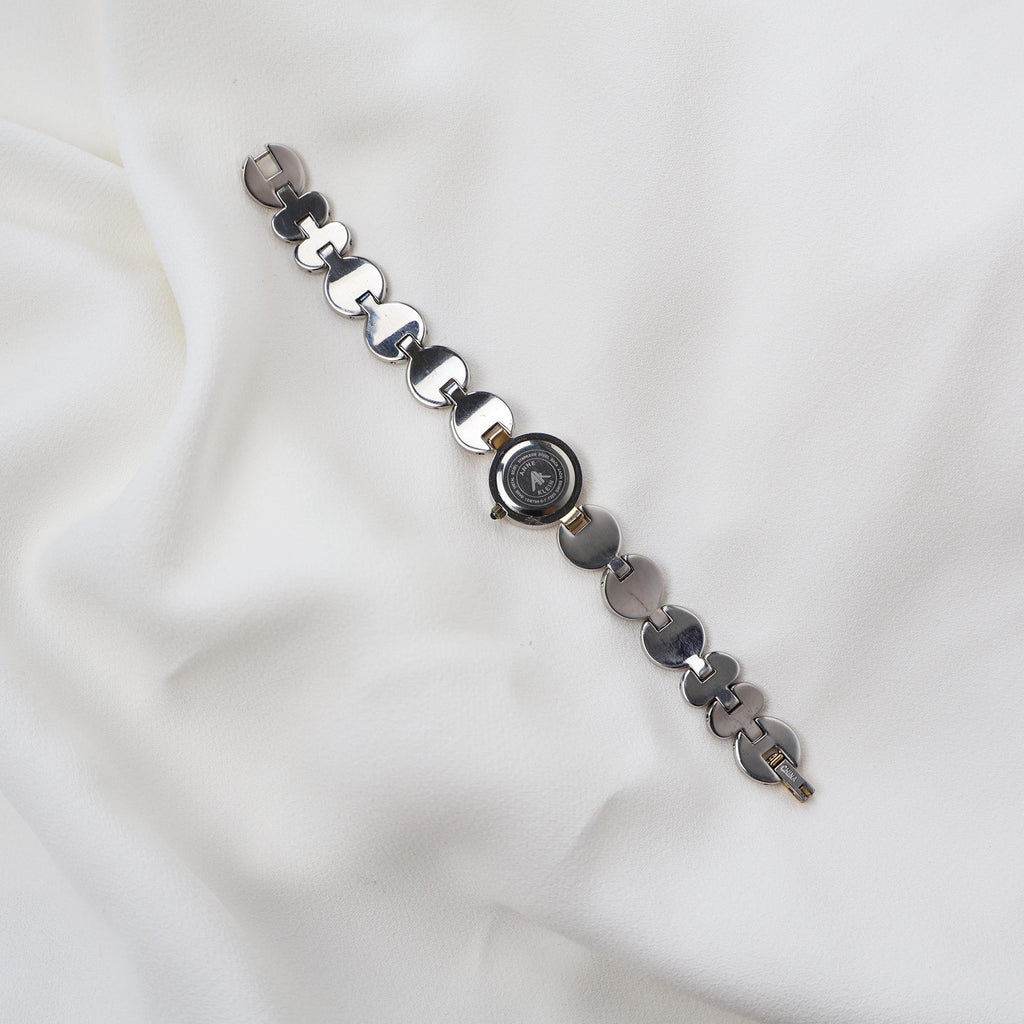 Vintage Two Tone Anne Klein Cocktail Watch With Peak a Boo Face