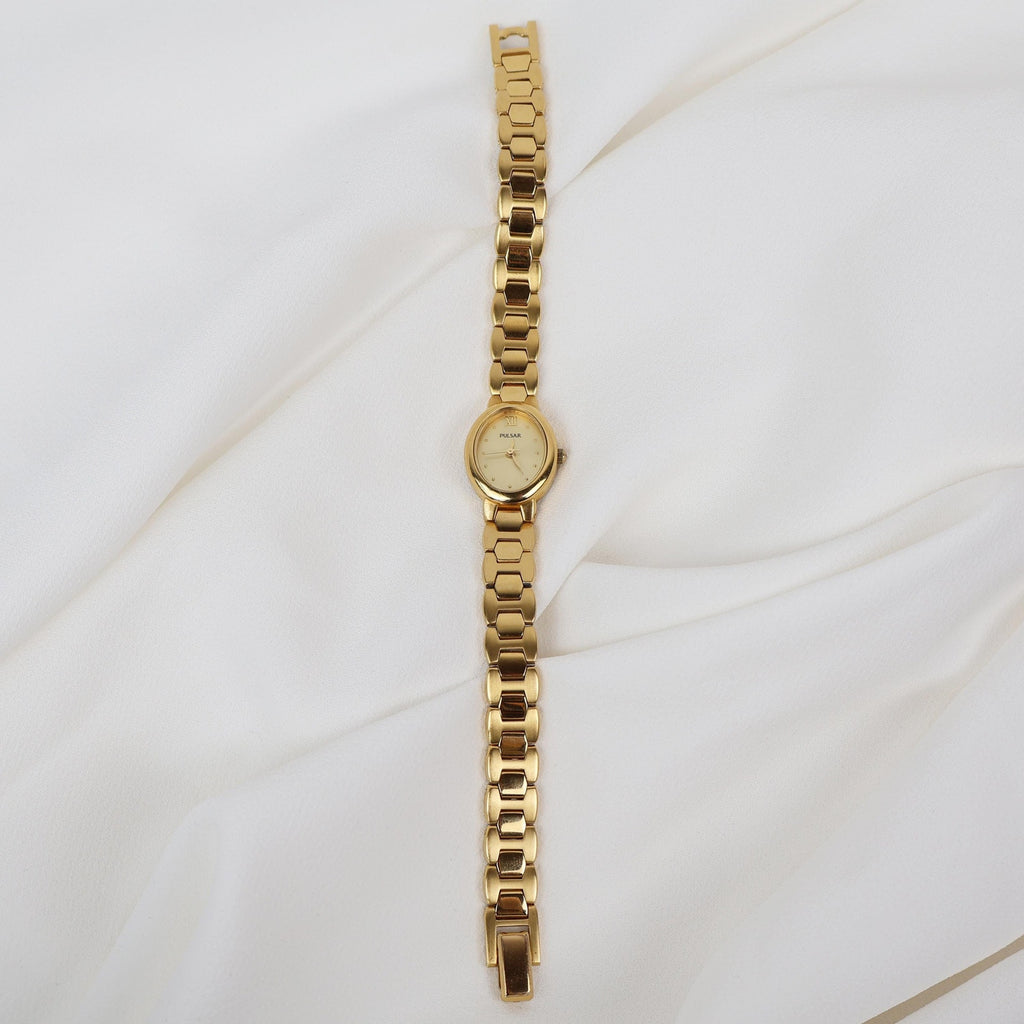 Vintage Gold Tone Pulsar Watch