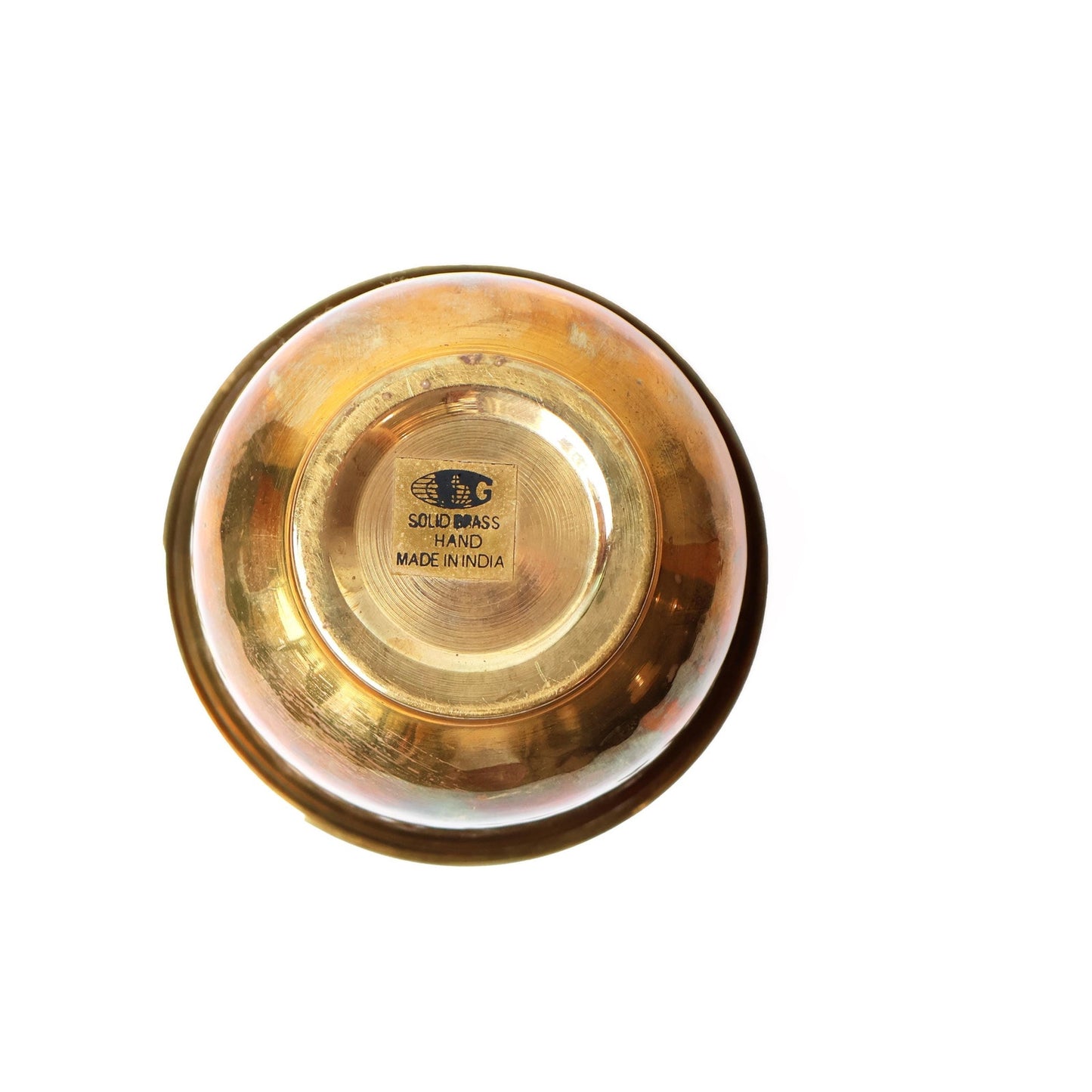 Vintage Solid Brass Planter