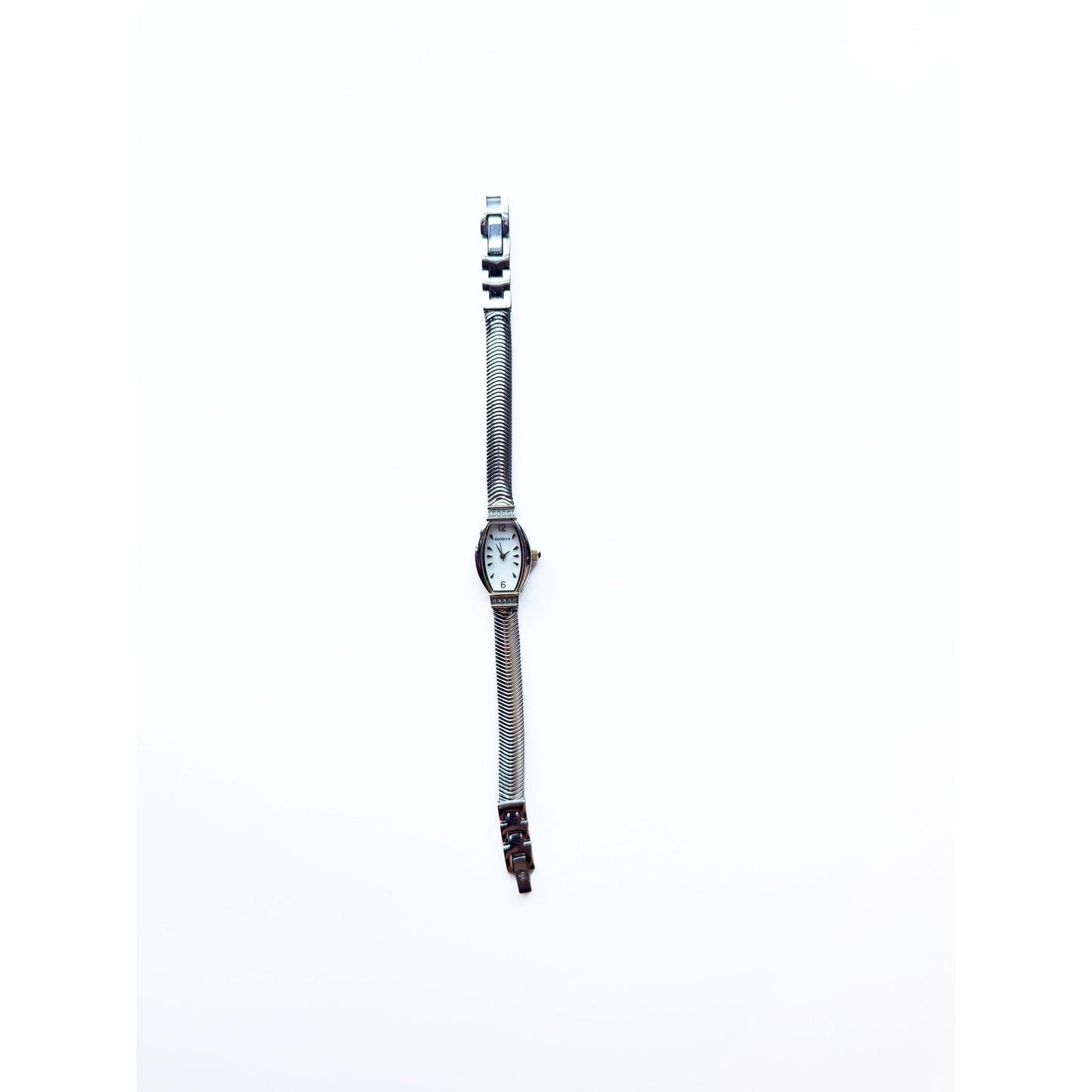Vintage Small Two Tone Watch with Oval Face | Elgin