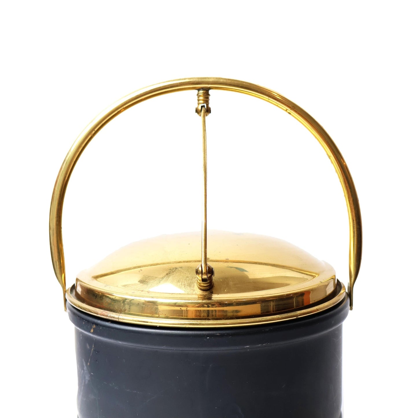 Vintage Brass Ice Bucket with Star ice Grabber
