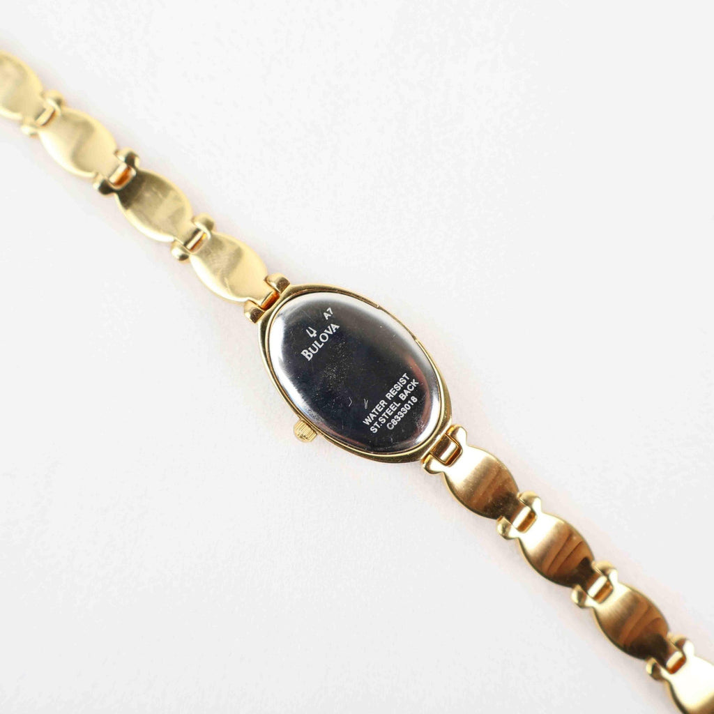 Stunning Vintage Bulova Watch – Gold Tone Bracelet (Working Battery)