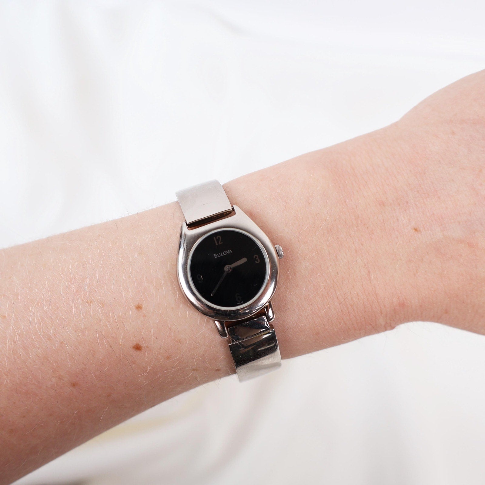 Vintage Silver Bulova Belt Watch