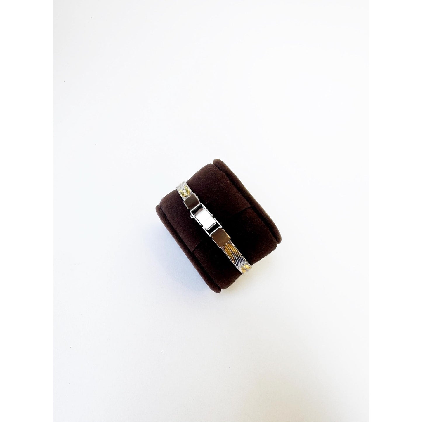 Vintage Two Toned Watch with Black Face l Philip Persio