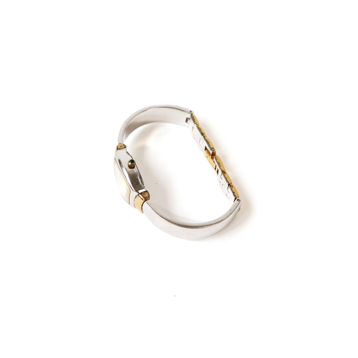 Vintage Two-Toned Watch with Metallic Face | ANNE KLEIN