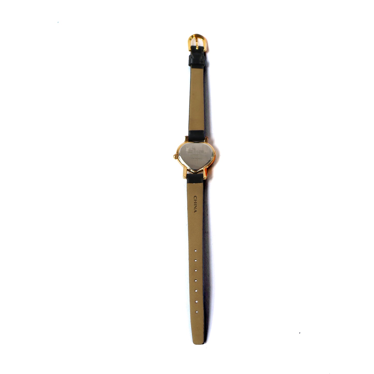 Vintage Leather Watch with Mother of Pearl Heart Shaped Face | SULTON