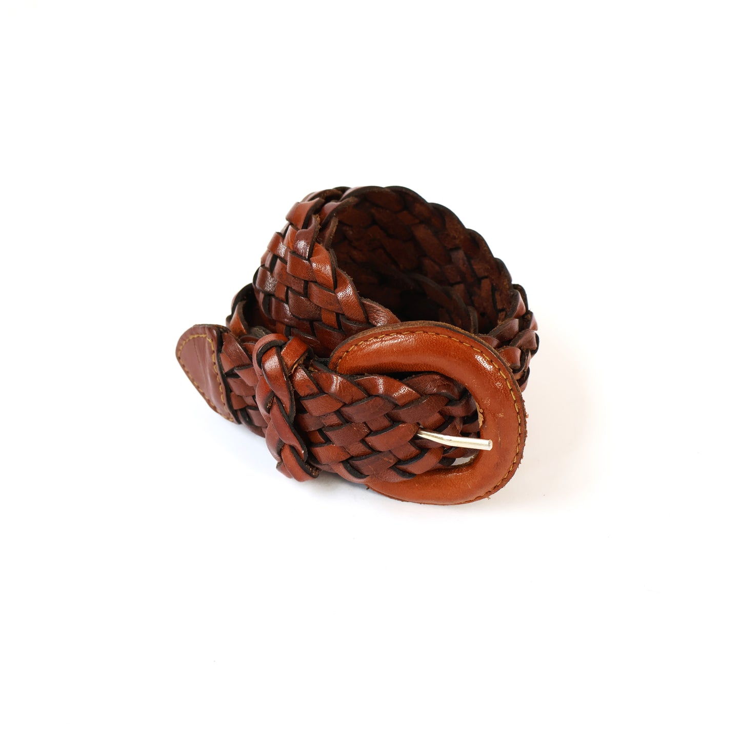 Vintage Brown Genuine Leather Belt