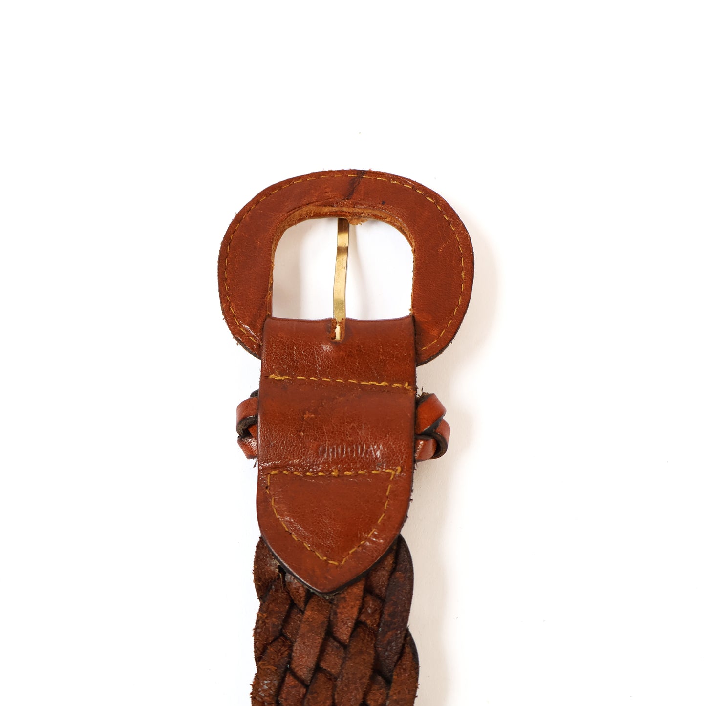 Vintage Brown Genuine Leather Belt