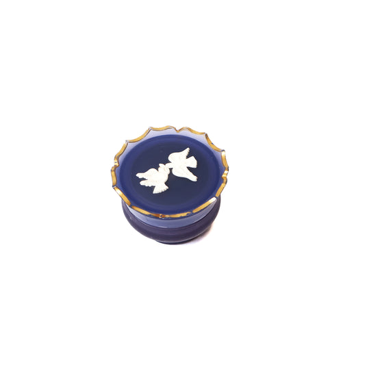 Vintage Makeup Container Wedgwood Inspired