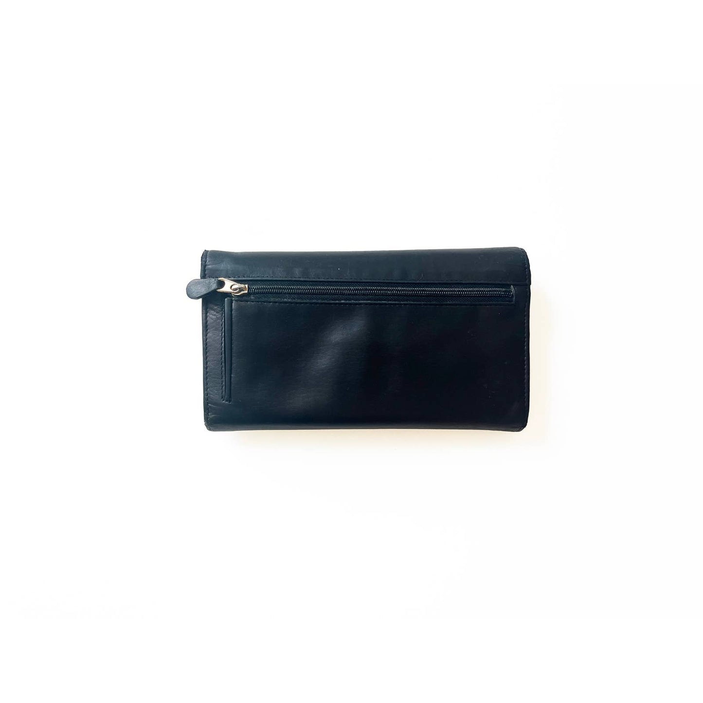 Vintage Coach Black Leather Legacy Wallet | Water Buffalo Combination Wallet Checkbook