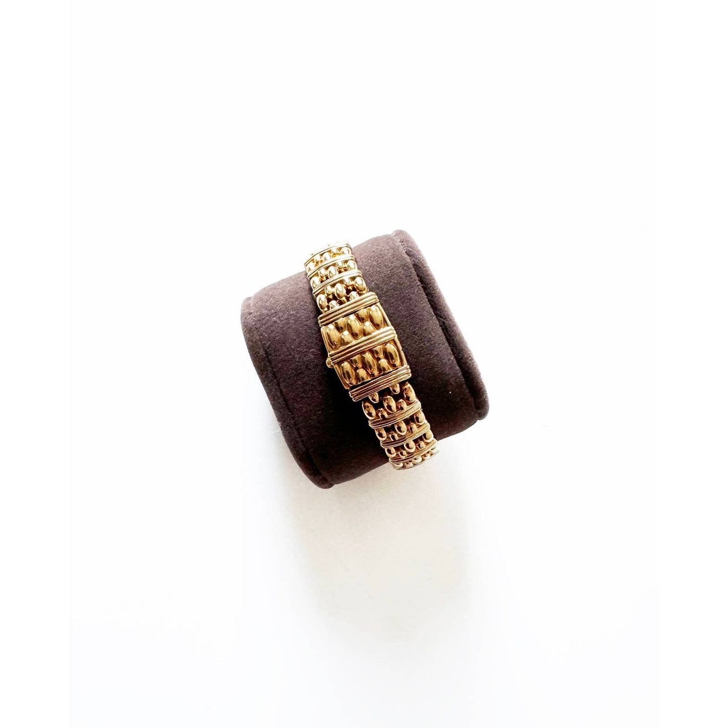 Vintage Gold Bracelet Watch with Rectangular Face | Armitron